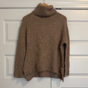 Cozy Brown Turtleneck Sweater